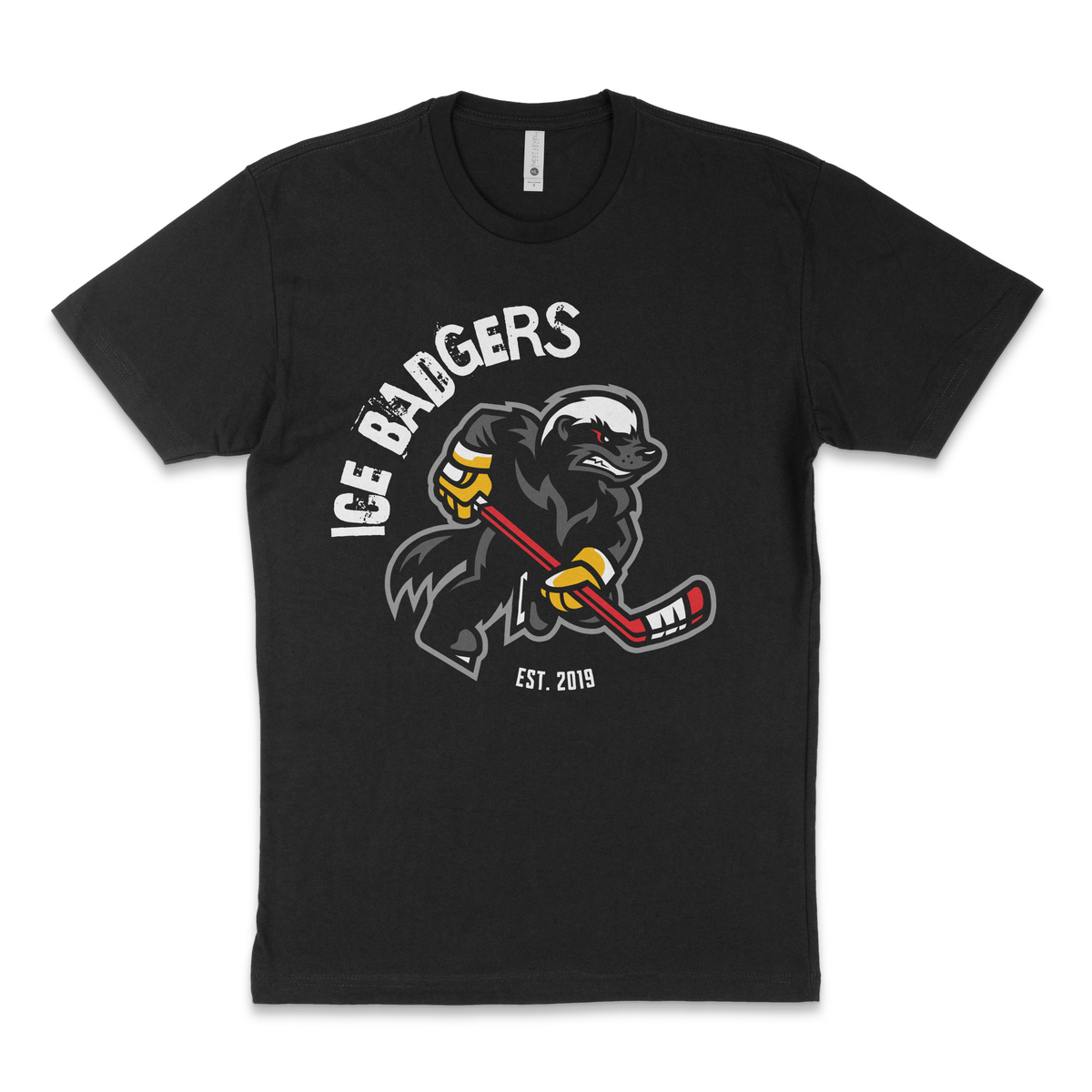 Ice Badgers Logo Tee